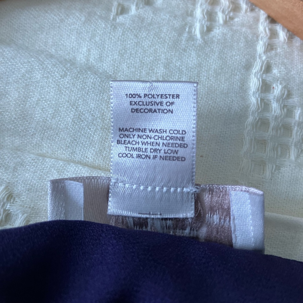 LOFT Purple Light Weight Boxy Lace Tank Blouse Size XSP - Picture 9 of 9